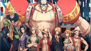 Постер с персонажами One Piece для рабочего стола — Гифка для рабочего стола Обои