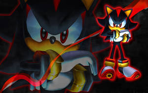 Потрясающий Шэдоу Ёж PFP Персонаж Sega — Эстетичный мультфильм Обои