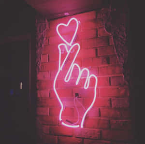 Неоновая красная эстетика — Неоновая красная эстетика Обои