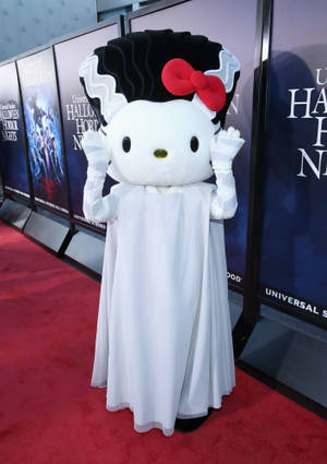 Обои с призраком Hello Kitty на Хеллоуин — Hello Kitty Хэллоуин Обои