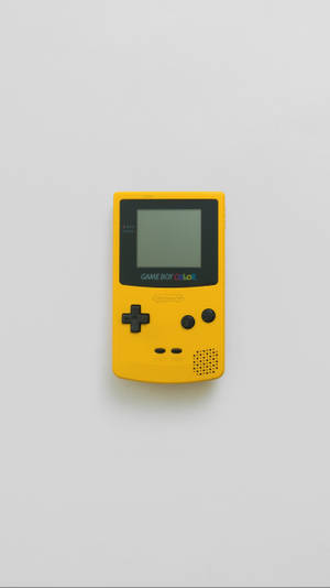 Обои с простым желтым Game Boy Color
