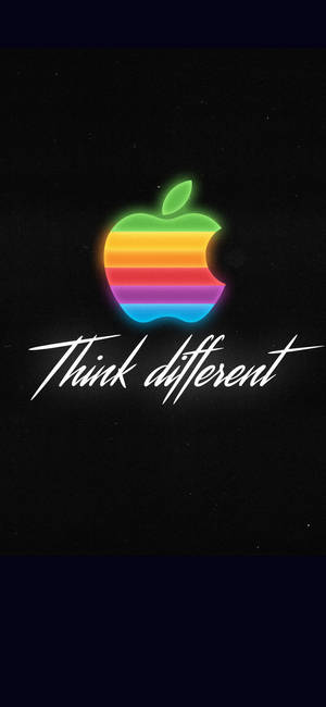Радужный логотип Apple обои для iPhone Xs — iPhone 15 Обои