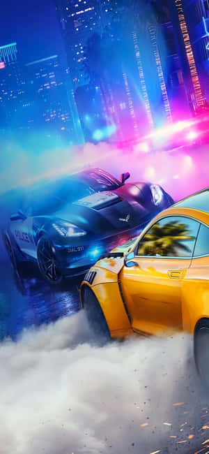 Iphone Xs Need For Speed Heat Background — Galaxy A35 Обои