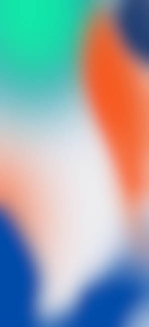 904x1976 iOS 11, iPhone X, оранжевый, зеленый, синий, Сток, абстракция, apple — iPhone X Обои