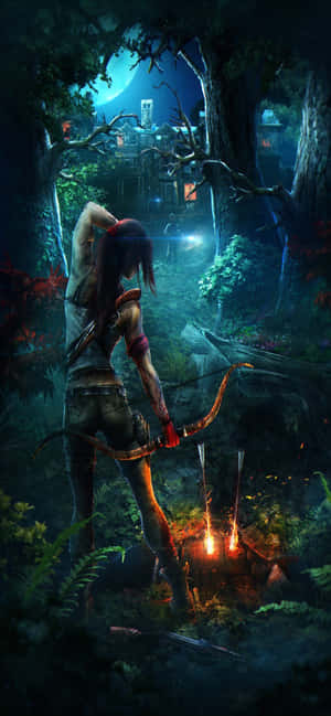 фон для iPhone Xs Max Rise Of The Tomb Raider — iPhone 13 Pro Обои