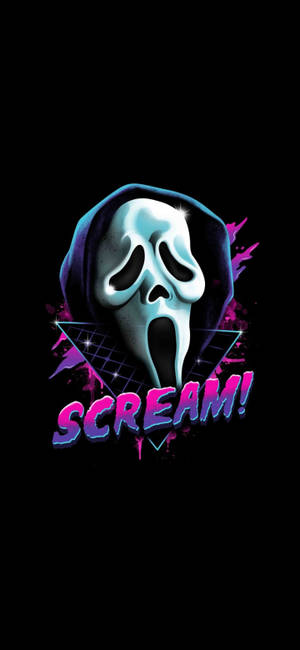 Ретро-обои с Ghostface из «Крика» — Pixel 9 Pro Обои