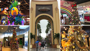 Обои Рождественский коллаж Universal Studios
