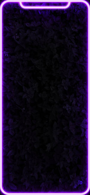 Glowing Black And Purple Aesthetic Phone — iPhone 11 Pro Max Обои