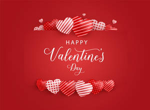 Сердечки с узорами ко Дню Святого Валентина