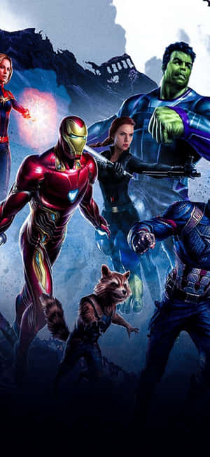 Iphone Xs Marvel's Avengers фон — 荣耀Play20A Обои
