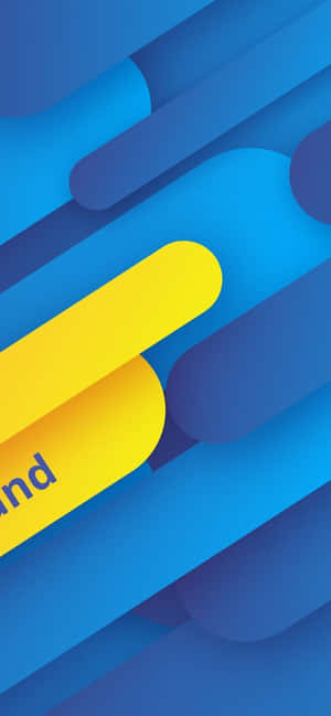 Сине-желтый фон — Oppo K13 Обои