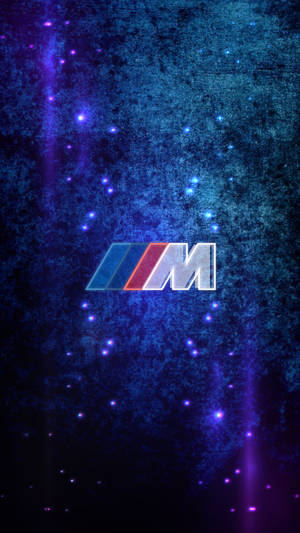 Сине-фиолетовые искры логотипа BMW M — Bmw Обои