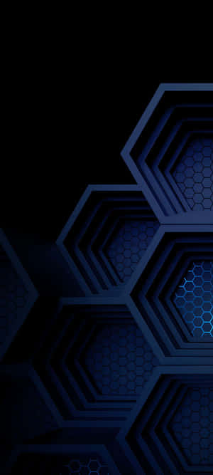 Синий Amoled — Абстрактный айфон Обои