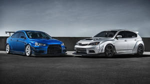 Синие и серебристые JDM автомобили