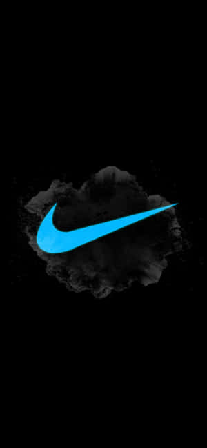 Blue Nike Logo — iPhone 16 Pro Max Обои