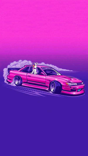 Синтвейв JDM эстетика арт — JDM Эстетика Обои