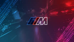 Следы шин автомобилей и логотип BMW M — Bmw Обои