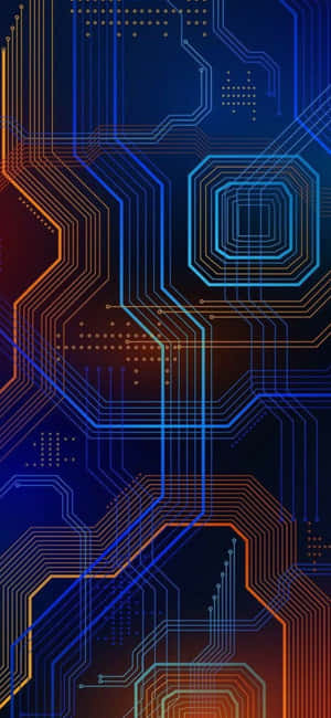 Технологичный фон — POCO C85 Обои