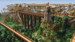 Minecraft Великая стена мир обои
