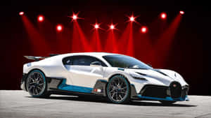 Спортивный красный автомобиль на закате — Машины Обои