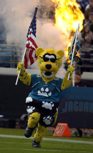 Обои с талисманом Jacksonville Jaguars — Moto Pad Обои