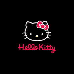 Темная милая Hello Kitty с ленточкой — Hello Kitty Хэллоуин Обои