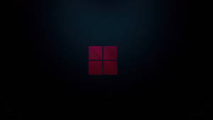 Темный ноутбук с логотипом Windows 11