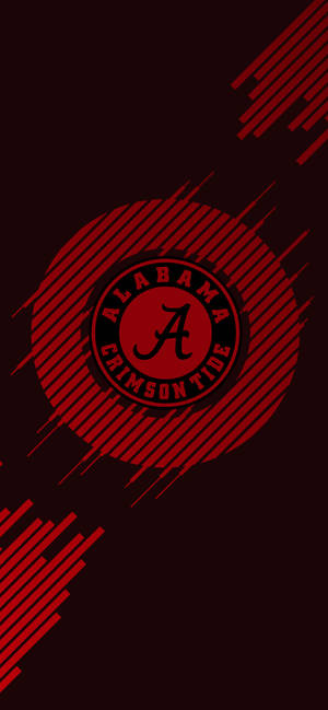 Обои тёмно-красный арт Alabama Crimson Tide — iPhone 18 Обои