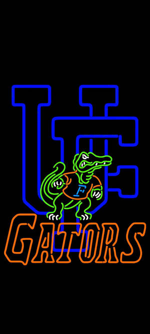 Обои University Of Florida Gators Неоновые огни. — Pixel 10 Обои