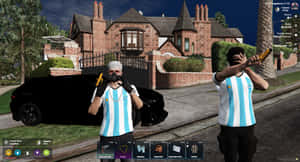 GTA 5, Банда, Аргентина, Машина, Футболка PNG, Аура, Брат