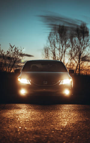 Фары Honda Civic Si обои — Galaxy Tab S10+ Обои