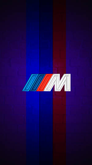 Фиолетовый с полосами логотип BMW M — Bmw Обои