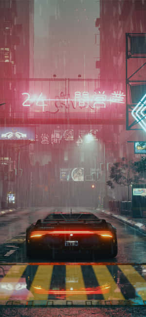 Фон Cyberpunk 2077 — Tecno Pop Обои