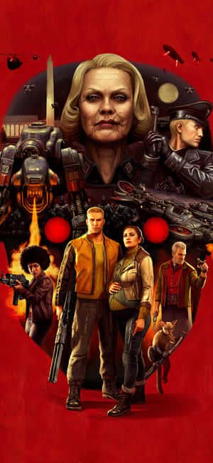 Фон Wolfenstein II для iPhone Xs — Motorola Edge 70 Plus Обои