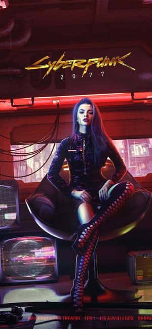 Iphone Xs Max Cyberpunk 2077 фон — 荣耀X7e Обои