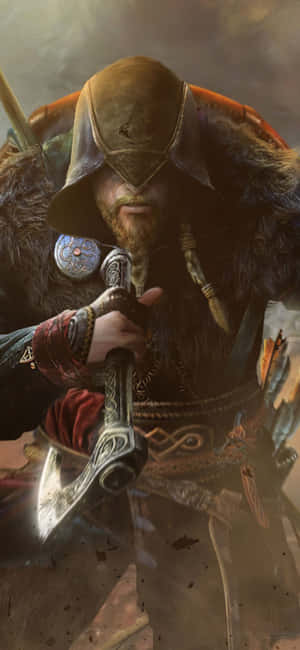 Фон iPhone XS Assassin's Creed Valhalla — Vivo Y Обои