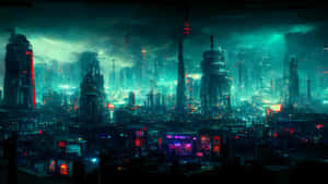 Dark City Background — Тёмный город Обои