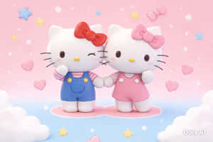 Хелло Китти, Sanrio, Кавай, Милый, Кавайная эстетика, Милый эстетичный мультфильм, Кавайный кот, Эстетика Sanrio, Компьютер