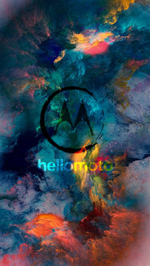 Цветное облачное искусство Motorola — Motorola Обои