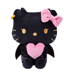 Обои с черной летучей мышью Hello Kitty на Хэллоуин — Hello Kitty Хэллоуин Обои