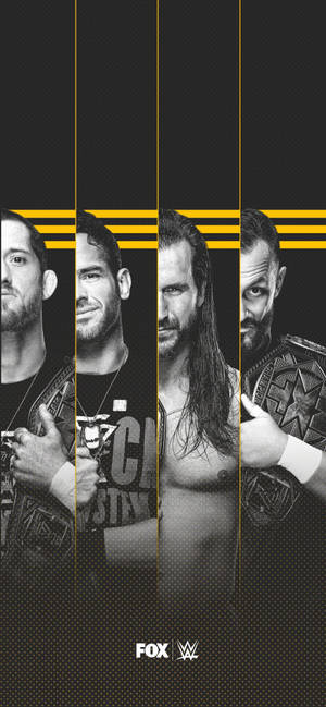 Черно-белые суперзвезды WWE Nxt обои — iPhone 14 Pro Обои