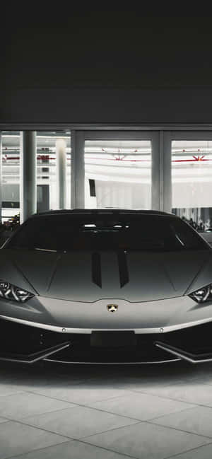 Чёрный Lamborghini iPhone — Oppo Find X10 Обои