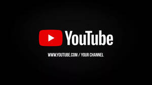Черный YouTube Ваш канал обои — Экономия заряда Обои