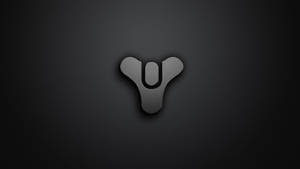 Обои с черным игровым логотипом в форме буквы Y
