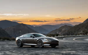 Элегантный и стильный Aston Martin DB9 — MacBook Air M1 Обои