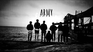 Эстетика BTS в черно-белом стиле — Эстетика bts Обои