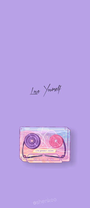 Эстетика BTS Кассета Love Yourself — Bts эстетика Обои