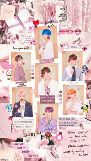 Эстетика BTS: участники с розами — Bts эстетика Обои