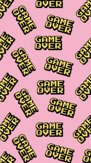 Обои с эстетикой Game Over