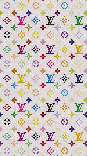 Логотип LV Monogram в стиле Y2K